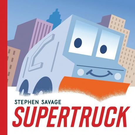 Supertruck - okładka Geisel Honor Book 2016 dla początkujących czytelników