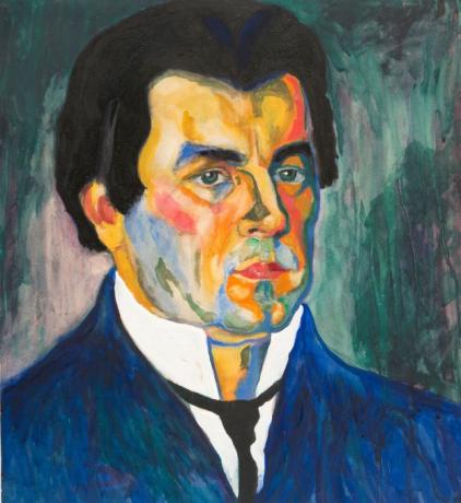Kazimierz Malewicz autoportret
