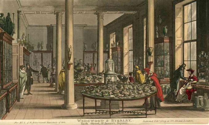 Wedgwood i Bryerly Showroom, Londyn 1809