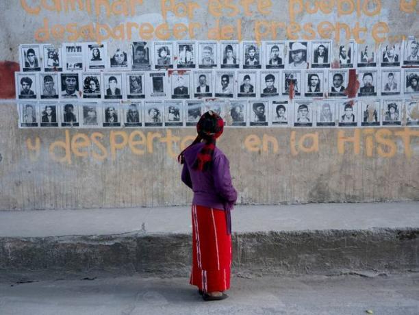 Ściana Zaginionych Gwatemalczyków