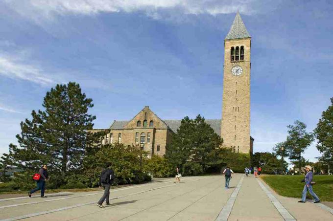 McGraw Tower and Chimes, kampus Cornell University, Ithaca, Nowy Jork