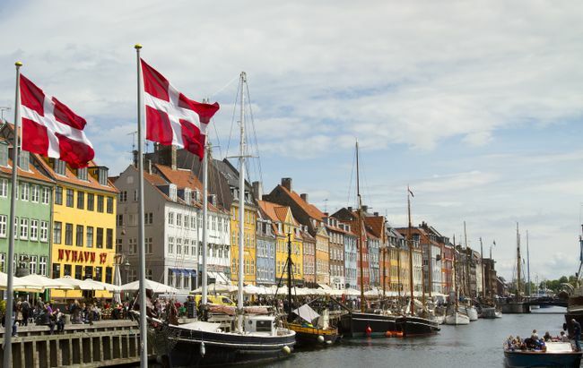 Port Nyhavn w Kopenhadze