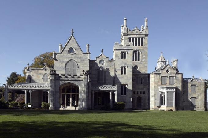 Gothic Revival Lyndhurst Mansion w Tarrytown, Nowy Jork