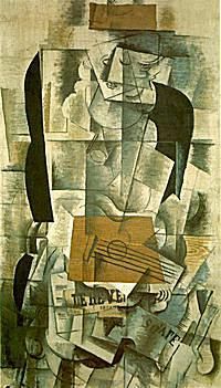 „Kobieta z gitarą” - Georges Braque