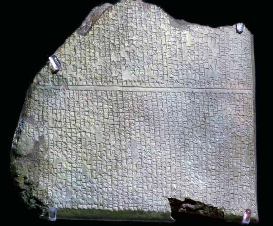 Tablet 11 z Gilgamesh Epic