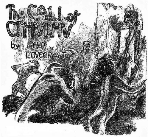 Zew Cthulhu H. P. Okładka Lovecrafta At