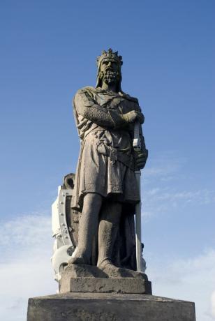 Wiliam Wallace statua, Zamek Stirling, Stirling, Szkocja