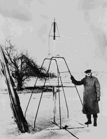 Dr. Robert H. Goddard i jego rakiety