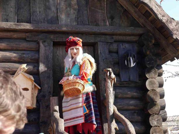 Baba Jaga w Soczi-Park. Adler, Krasnodarsky krai, Rosja
