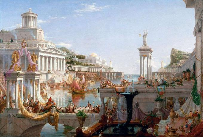 The Empire of Empire - Consumation by Thomas Cole