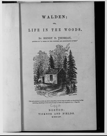 Strona tytułowa z Walden