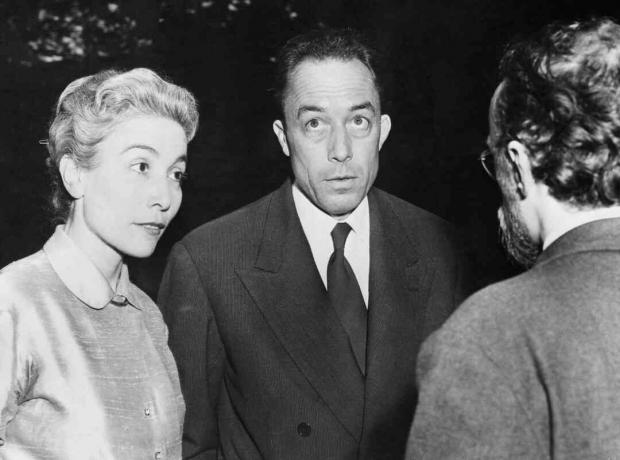 Laureat Nagrody Nobla Albert Camus i jego żona