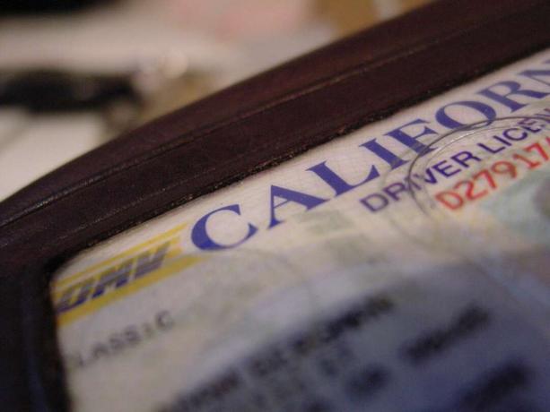 Licencia de manejar del estado de California