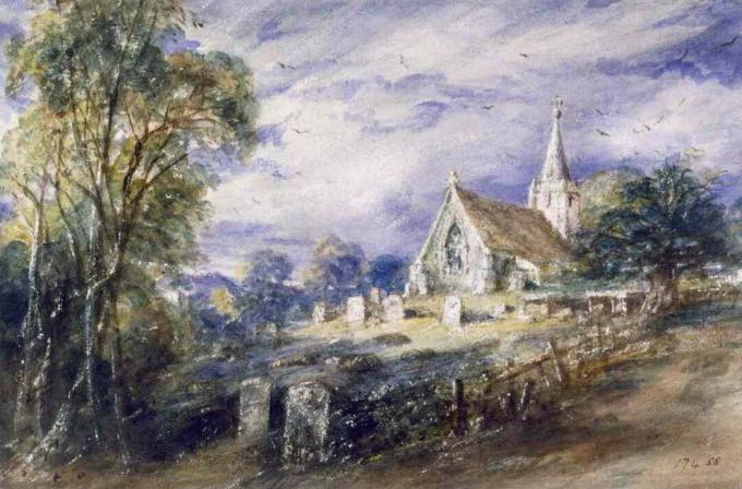 John Constable Stoke Poges Church