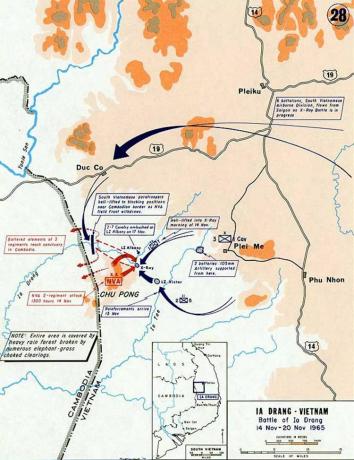 Ia Drang Map