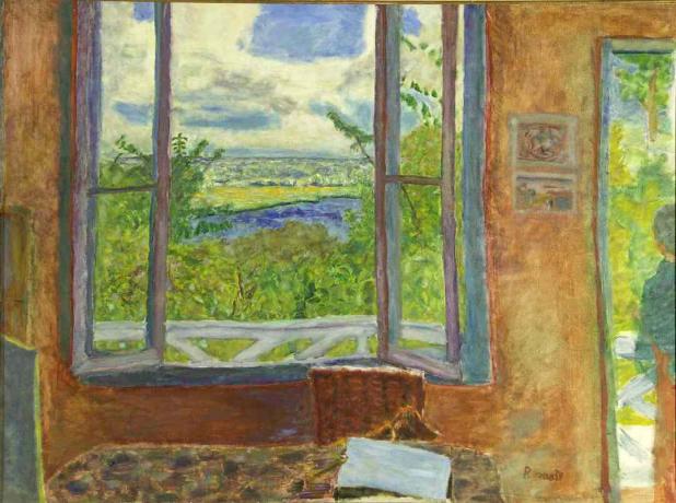 pierre bonnard otwarte okno w kierunku niewodu