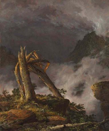 frederic edwin church storm in the mountains