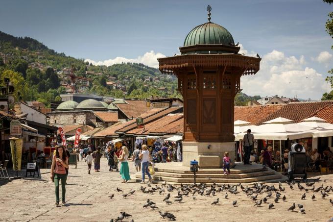 Pigeon Square w Sarajewie, Bośnia