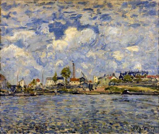 Albert Sisley Seine w punkcie du Jour