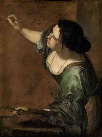 Autoportret jako alegoria malarstwa (La Pittura), Artemisia Gentileschi.