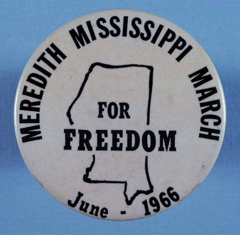 Meredith Mississippi March Button