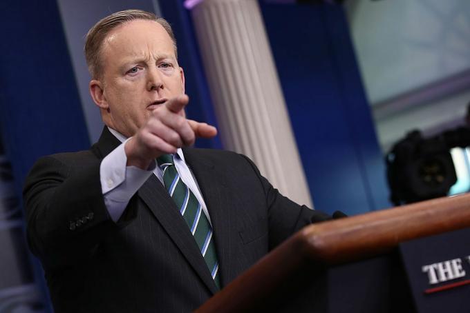 Sekretarz prasowy Białego Domu Sean Spicer