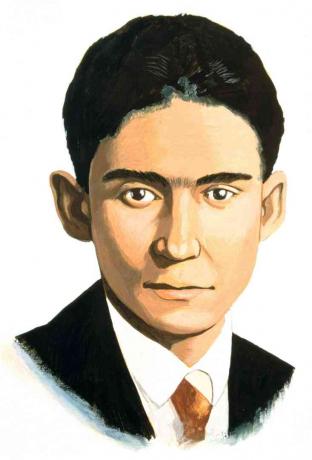 Franz Kafka, czeski pisarz, początek XX wieku.