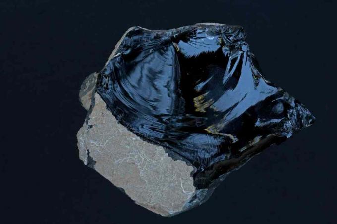 Obsidian z Montgomery Pass, Nevada